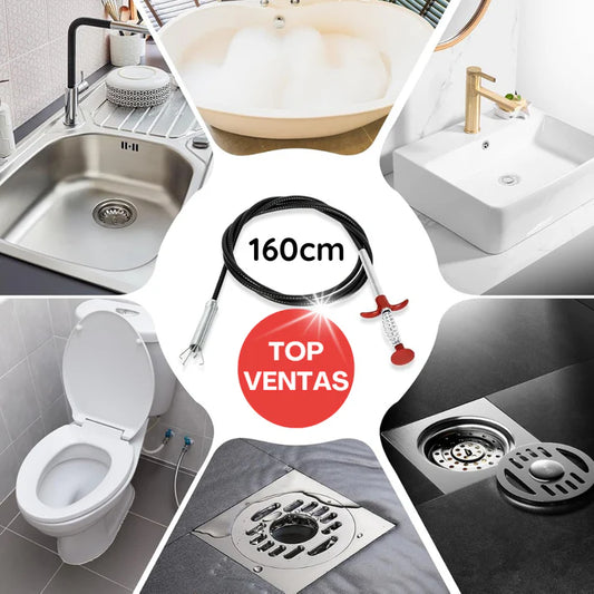 Desatascador de desagüe y tuberías