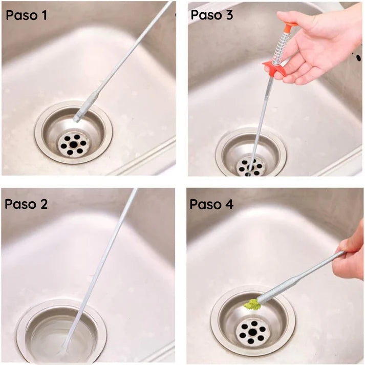 Desatascador de desagüe y tuberías